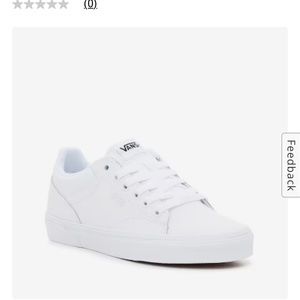 Vans Leather Shoes YOUTH SIZE 6 WOMENS 7.5